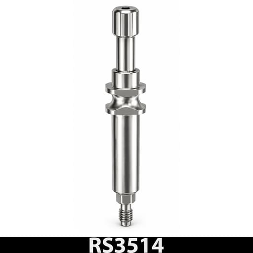 Dentaltech Open Tray Impression Coping RS ∅3.5mm X 14mm - Adin | Noris | MIS | AB Dental Implant Compatible (RS3514)