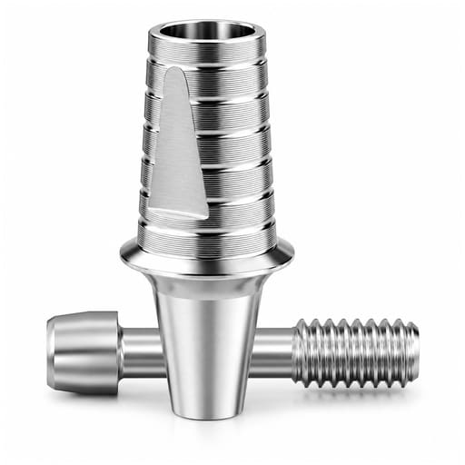 Dentaltech Osstem Compatible Ti Base - Mini-Non Hex