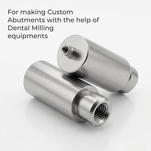 Dentaltech Premill Abutment Blank ∅10.0mm - Straumann NC Implant Compatible