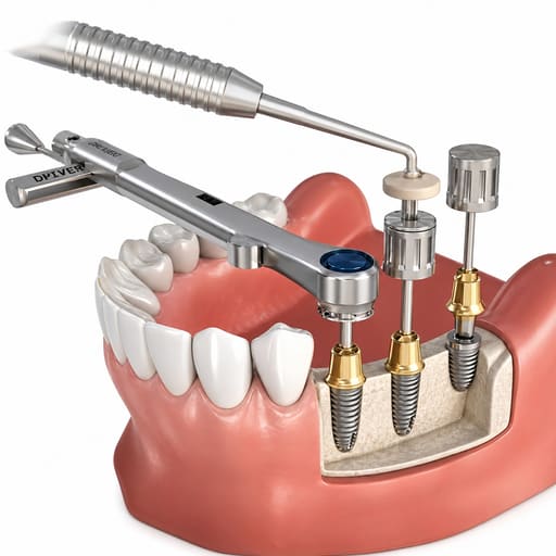 Dentaltech Prosthetic Hex Drivers 1.25mm - Adin | Noris | MIS | AB Dental Implant Compatible
