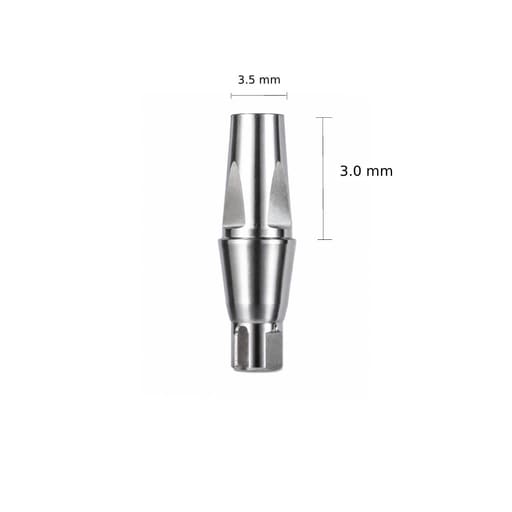 Dentaltech Straight Abutment ?3.5mm X G/H3.0mm - Straumann NC Implant Compatible