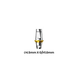 Dentaltech Straight Abutment ∅4.5mm X G/H1.0mm - Dentium Superline / Dio/ Megagen / Dentis/ CoWellMedi Implant Compatible