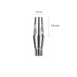 Dentaltech Straight Abutments - Straumann NC Implant Compatible - 6