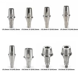 Dentaltech Straight Abutments - Straumann RC Implant Compatible - 2