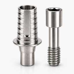 Dentaltech Straumann BLT Compatible Ti Base - NC - Non Hex - 3