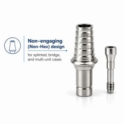 Dentaltech Straumann BLT Compatible Ti Base - RC - Non Hex - 3
