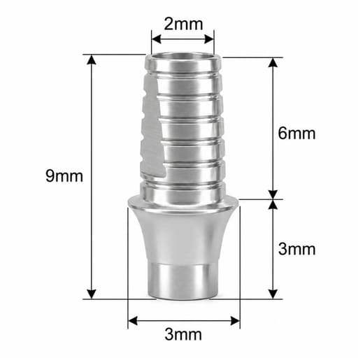 Dentaltech Straumann BLX Compatible Ti Base - RB - Non Hex