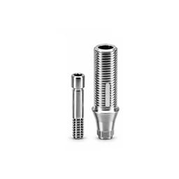 Dentaltech Temporary Abutment ∅4.5mm X 10mm Anti-Rotational - Dentium Superline / Dio/ Megagen / Dentis/ CoWellMedi Implant Compatible