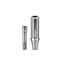 Dentaltech Temporary Abutment ∅4.5mm X 10mm Non Anti-Rotational - Dentium Superline / Dio/ Megagen / Dentis/ CoWellMedi Implant Compatible