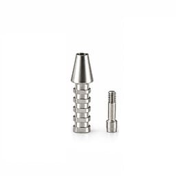 Dentaltech Temporary Abutment Mini ?4.0mm X 10mm Non Anti-Rotational - Osstem Mini Implant Compatible