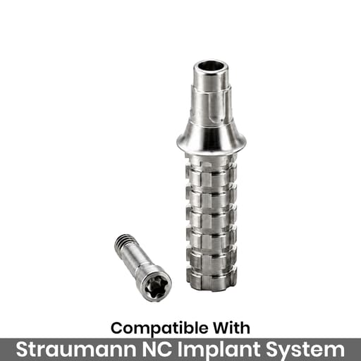 Dentaltech Temporary Abutment NC ?3.5mm - Straumann NC Implant Compatible