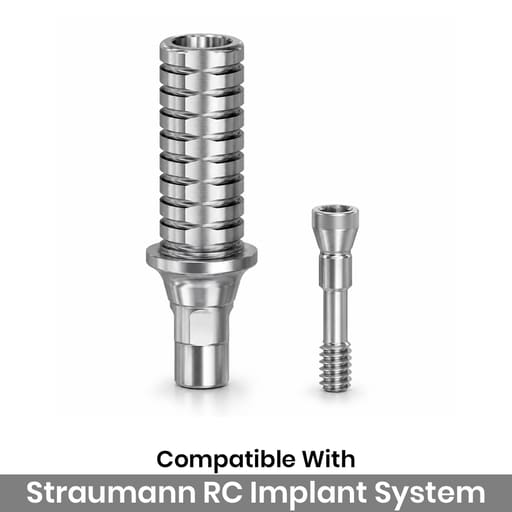 Dentaltech Temporary Abutment RC ?4.5mm - Straumann RC Implant Compatible
