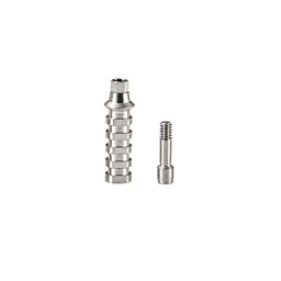 Dentaltech Temporary Abutment Regular ?4.5mm X 10mm Anti-Rotational - Osstem Implant Compatible