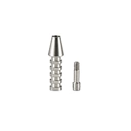 Dentaltech Temporary Abutment Regular ?4.5mm X 30mm Non Anti-Rotational - Osstem Implant Compatible