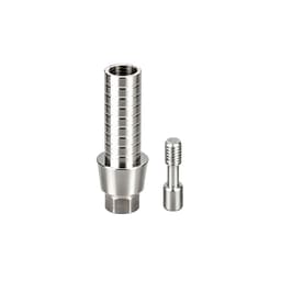 Dentaltech Temporary Abutment RS ∅4.5mm X 40mm Anti-Rotational - Adin | Noris | MIS | AB Dental Implant Compatible (RS3413)