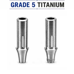 Dentaltech Temporary Abutments- Dentium Superline / Dio/ Megagen / Dentis/ CoWellMedi Implant Compatible