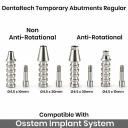  Dentaltech Temporary Abutments Regular - Osstem Implant Compatible - 2