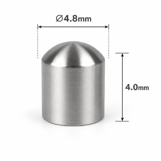 Dentaltech Universal Multi Unit Healing Abutment ∅4.8mm X 4.0mm - Osstem | Noris | Adin | Straumann | Nobel Biocare | Neodent | ICX Medentis Implant Compatible (FHBHM) (Pack of 10)