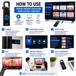 DentFlixS Dental Patient Education Video System | USB Drive - 7