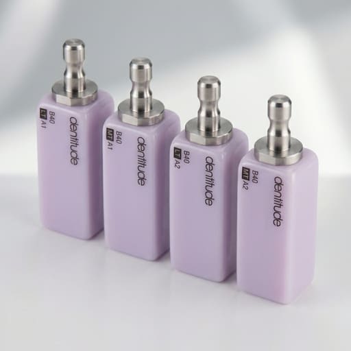 Dentitude Glass Ceramic CAD-CAM Blocks (40mm x 15mm x 15mm)