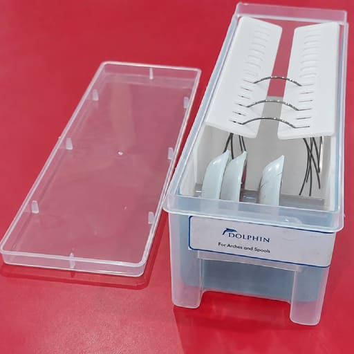 Dentomech Arch Wire and Spool Organizer - White Insert