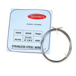 Dentomech Hard Steel Orthodontic Wire Pouch 10g - 23 Gauge ( 0.6 mm )