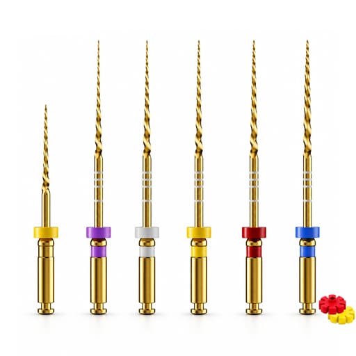 DentsMind InnoTaper NiTi Gold Rotary files - 31mm (Pack of 6)