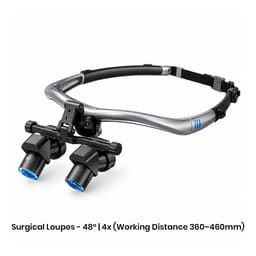 DentsMind Surgical Loupes - 48° | 4x (Working Distance 360–460mm)