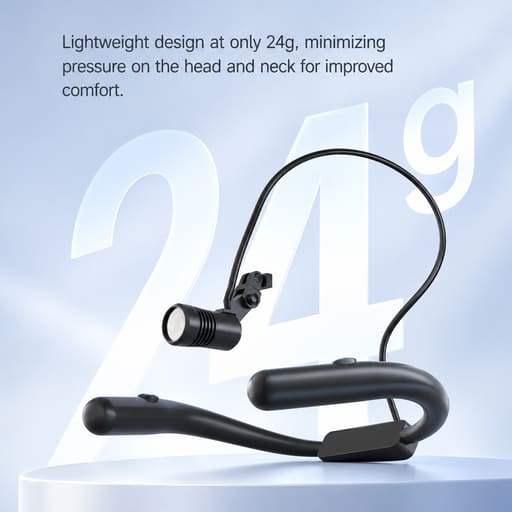 DentsMind TrueLux Wired Headlight For Surgical Loupes (HL002H)