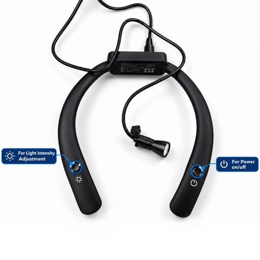 DentsMind TrueLux Wired Headlight For Surgical Loupes (HL002H)