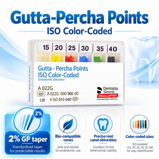 Dentsply Gutta Percha Points 2% Taper 