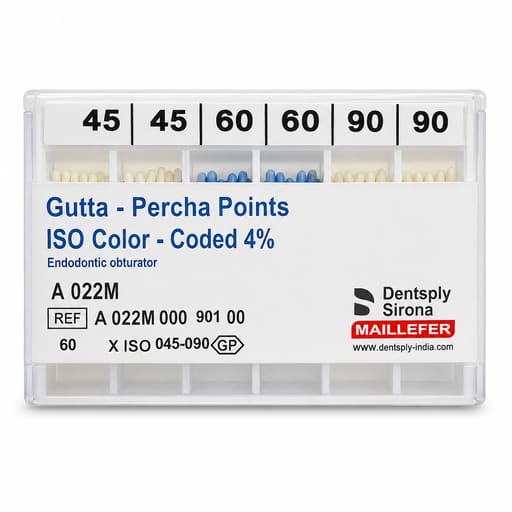 Dentsply Gutta Percha Points 4% Taper