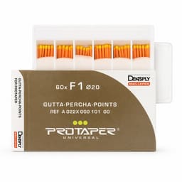 Dentsply Protaper Universal Gutta Percha Points F1 (60 Pcs)