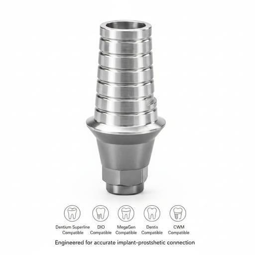 Dentaltech Dentium Superline | DIO | Megagen | Dentis | CWM Compatible Ti Base