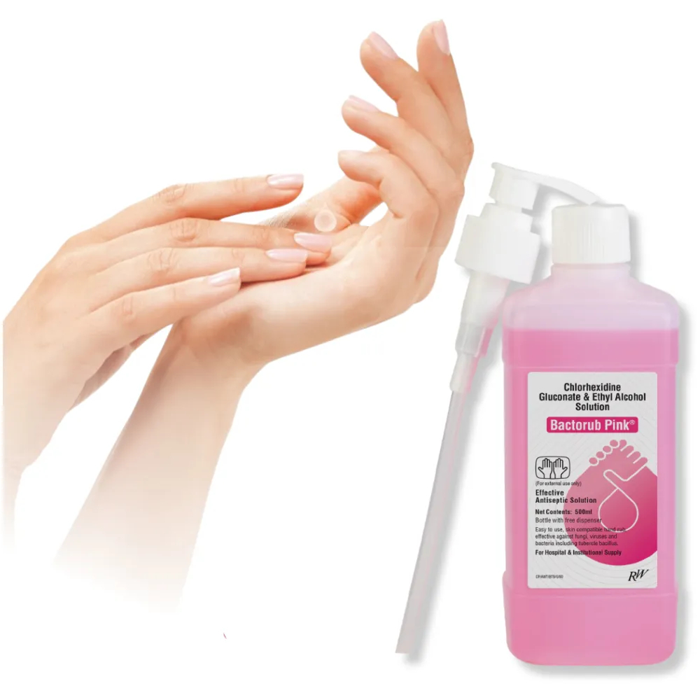 Raman & Weil Bactorub Pink-500ML