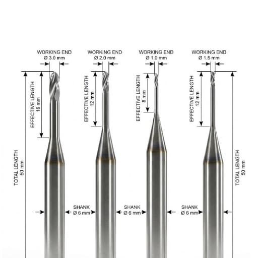 Nexy Metal Milling Bur - Ball Knife (JDM5DW Type)