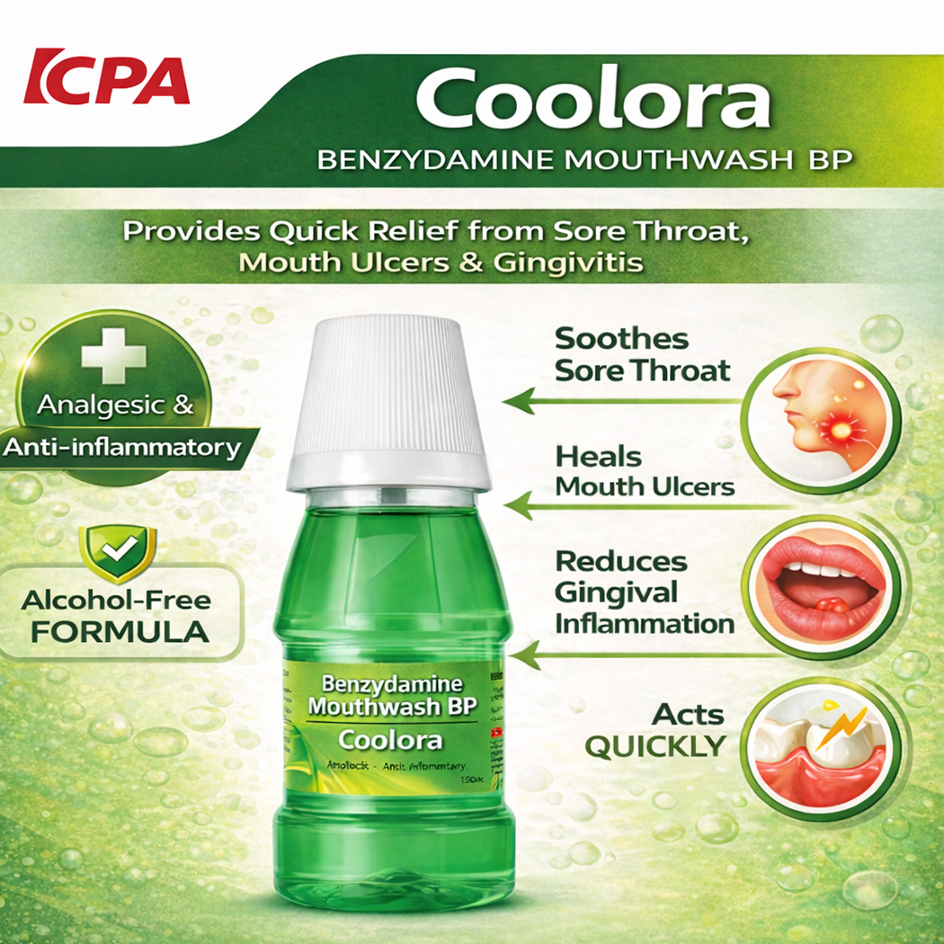 ICPA Coolora Mouthwash 100ml (Pack of 10)