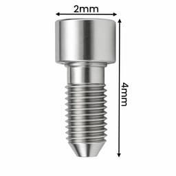 Mediden DIO Implant Compatible Multi Unit Titanium Abutment Screw (DIMUS) (Pack of 10) - 2