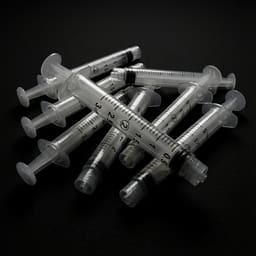 Dental Luer Lock Disposable Syringe Without Needle - 3ml (Pack of 10) - 7