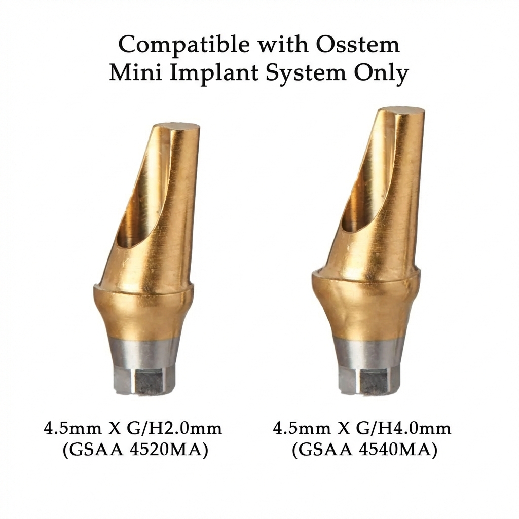 Dentaltech 17° Angular Abutments Mini - Osstem Mini Implant Compatible