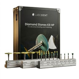 Labodent Diamond Stones Kit HP For Zirconia Grinding And Polishing (Kit of 70 Burs)