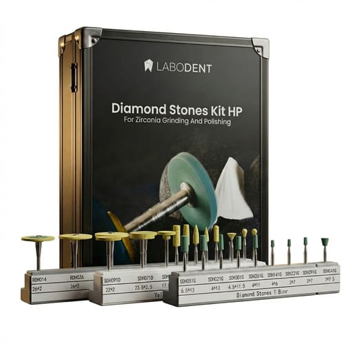 Labodent Diamond Stones Kit HP For Zirconia Grinding And Polishing