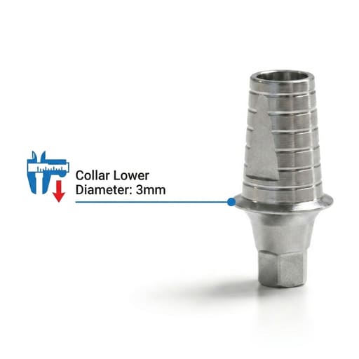 Dentaltech Osstem Compatible Ti Base - Mini