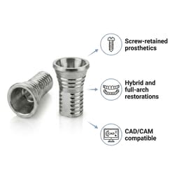 Dentaltech Universal MultiUnit Ti Base - Osstem | Noris | Nobel | Straumann Compatible - 4