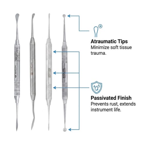 Veecare Flap Elevation Surgical Kit (Set of 4)