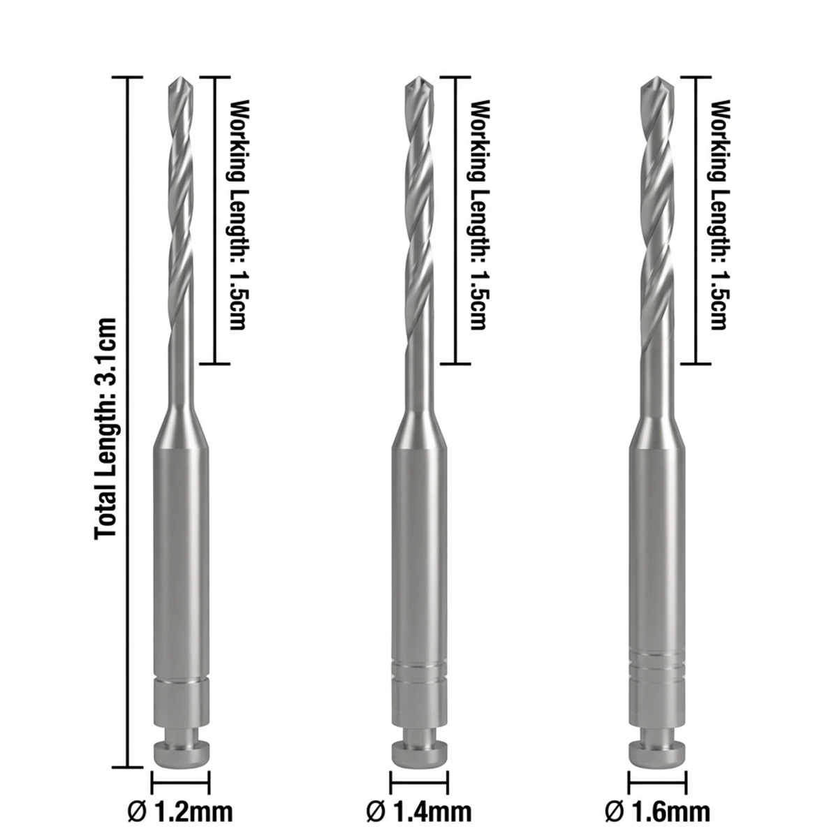 Dental Fiber Post Drills