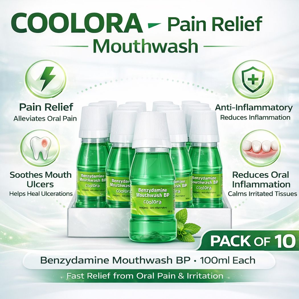 ICPA Coolora Mouthwash 100ml (Pack of 10)