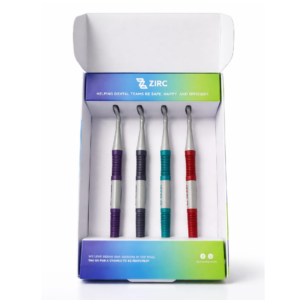 Zirc Crystal Mirrors Neon Assortment