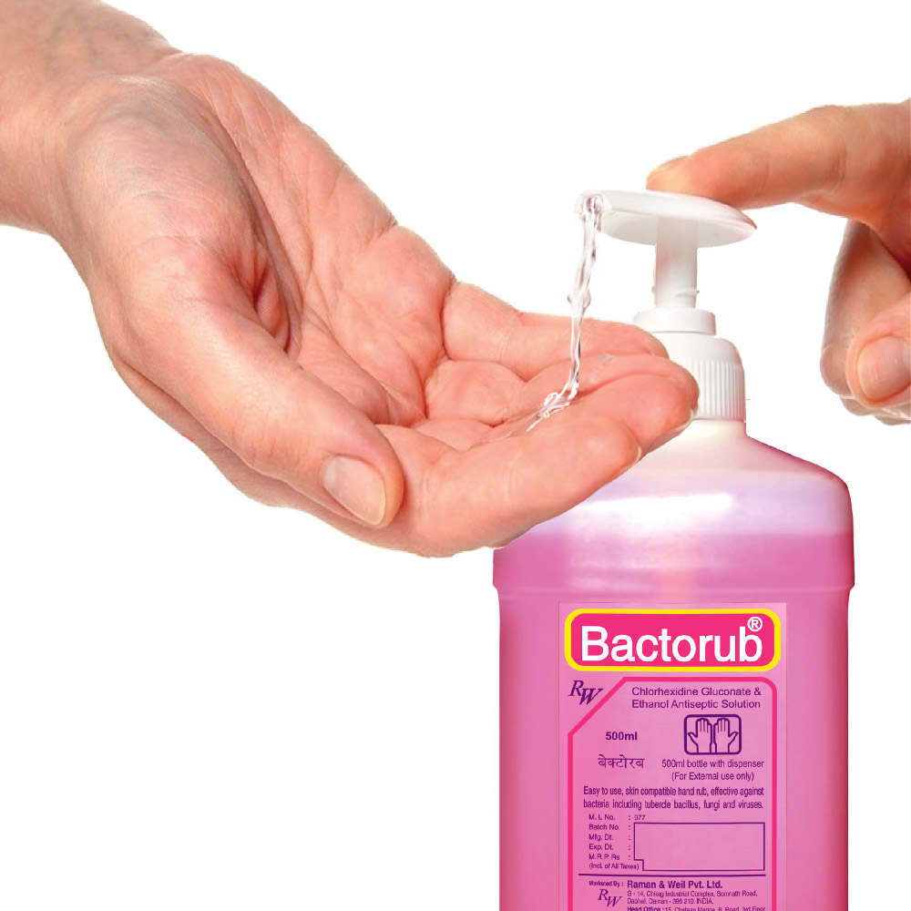 Raman & Weil Bactorub Pink-500ML