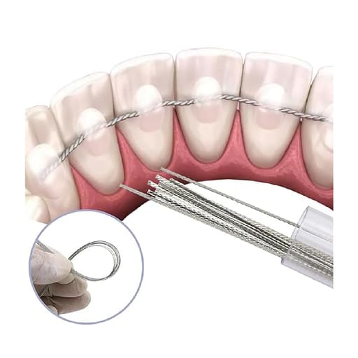 U Ortho Straight Length Retainer Wire 0.010x0.032 (Pack of 10)